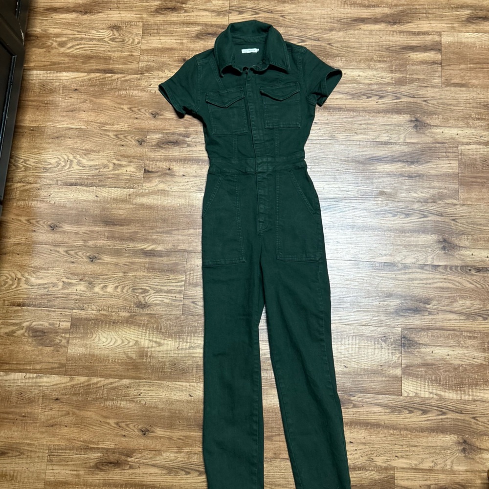 Good American Size 0 Utility Jumpsuit Denim